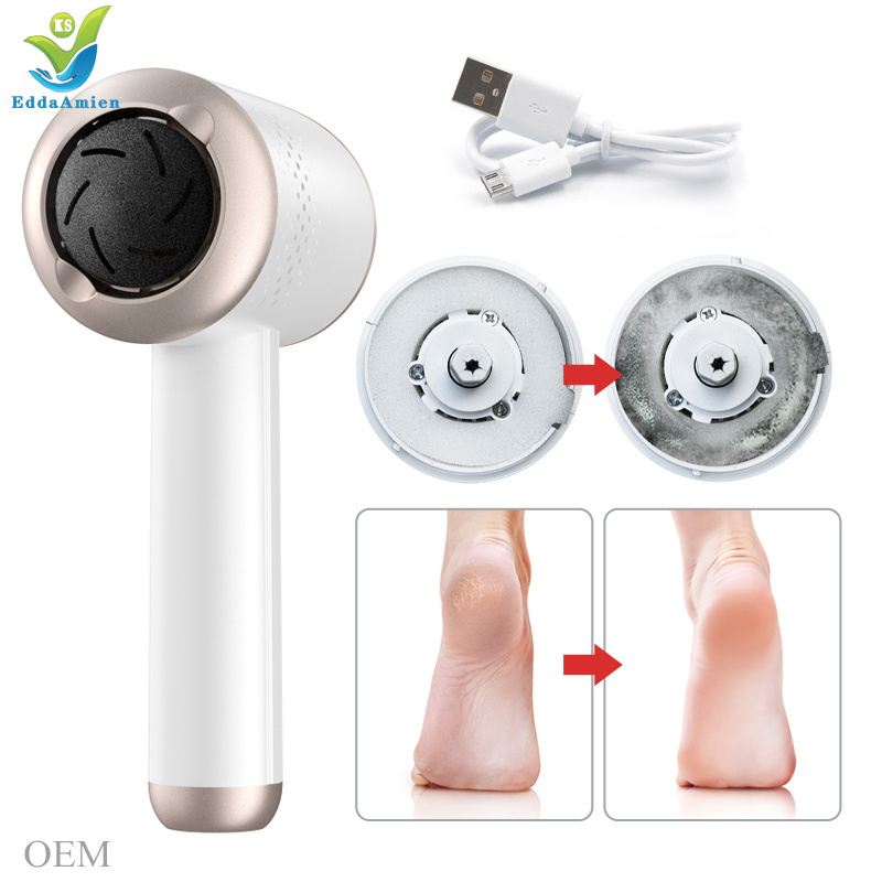 Pedicure electric hard feet dead skin callus remover usb new foot exfoliate file cleaner scraper