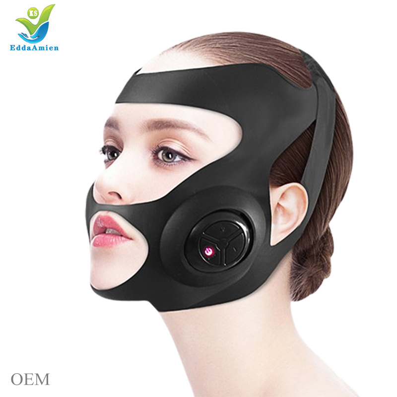 Hot selling slim patch v line face lifter shaper lifting belt device double chin reducer tool massager