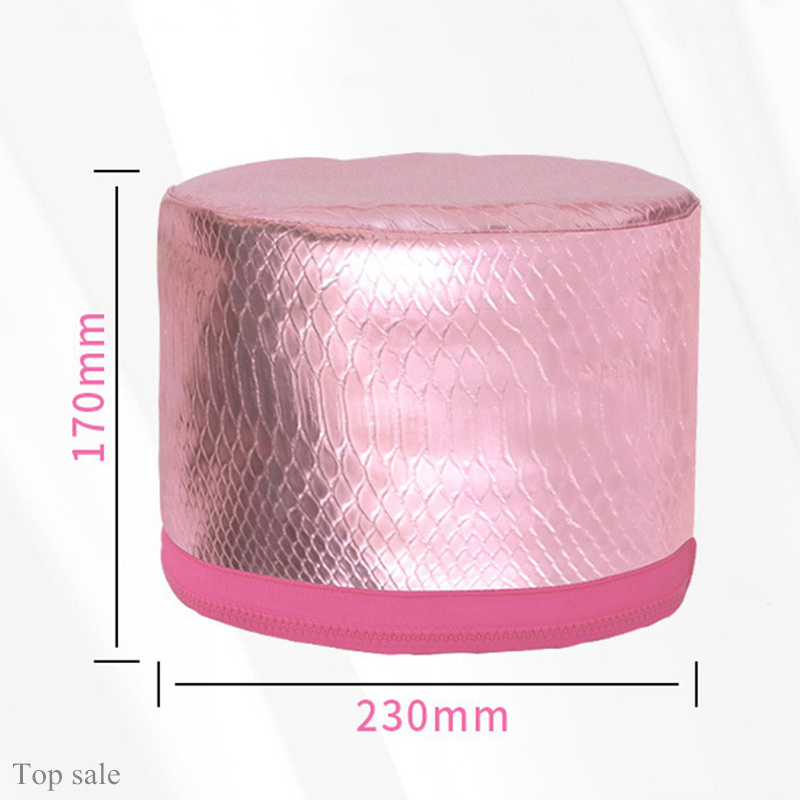 Hairdressing spa treatment electric hair steaming cap Steamer Nourishing Care Steam Hat Electric Hair Thermal Cap