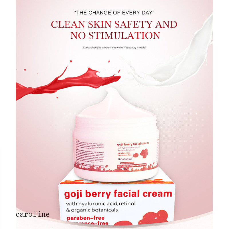 Hot Sale Skin Care Moisturizing Whitening Day Night goji berry Facial Cream