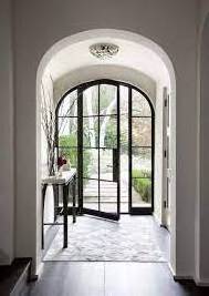 Factory Wholesale Front Door Iron Wrought Prices Wrought Iron French Glass Doors