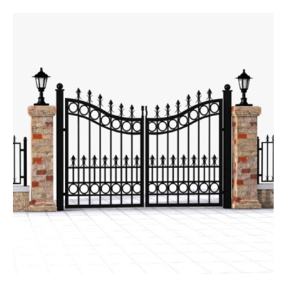 Golden Supplier Iron Gate Sliding Small Iron Gate Designs Wrought Iron Gate