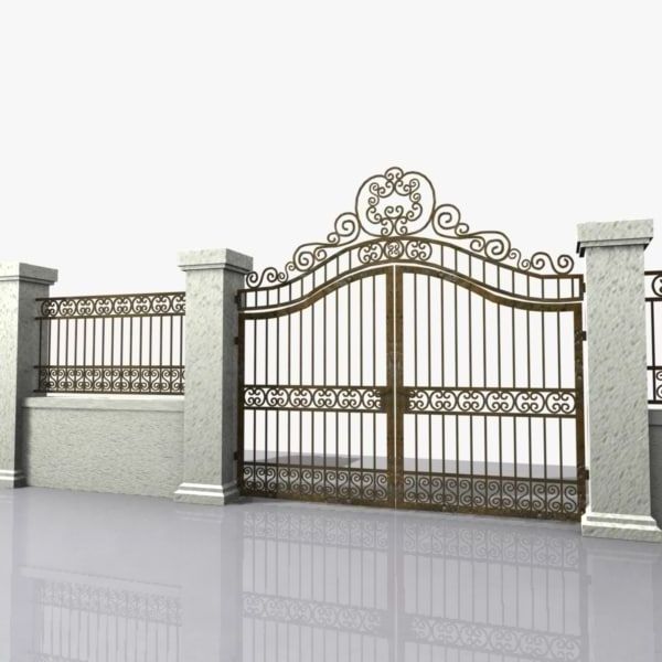 Golden Supplier Iron Gate Sliding Small Iron Gate Designs Wrought Iron Gate