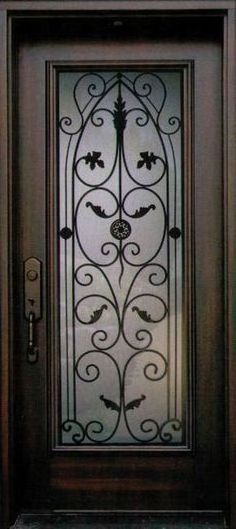 Reasonable Price Iron Single Door Design Wrought Iron Door Single Door Iron Gate Designs