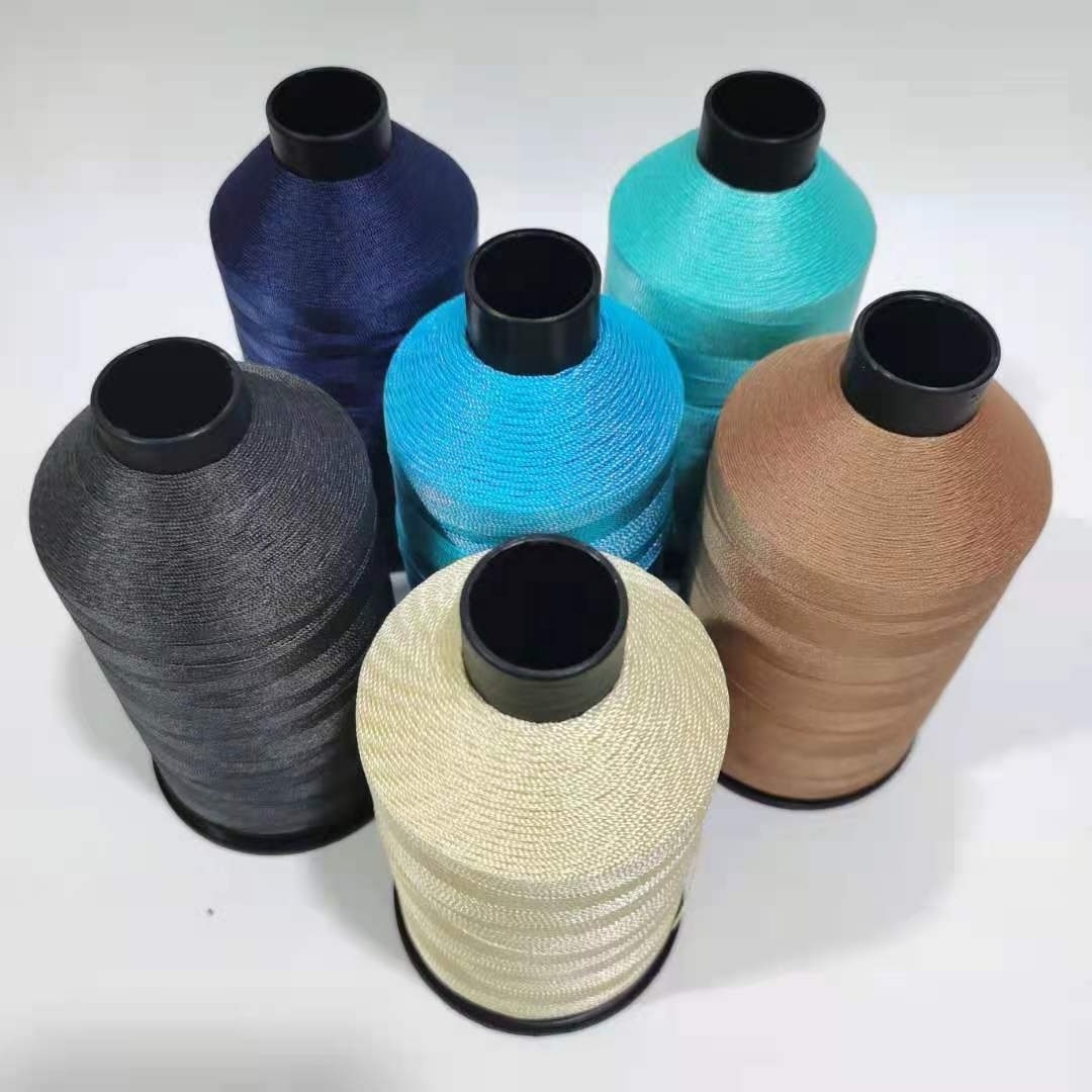 420D/3 bonded nylon thread tex135 bonded thread nylon6 nylon66 for tent sewing with different colors