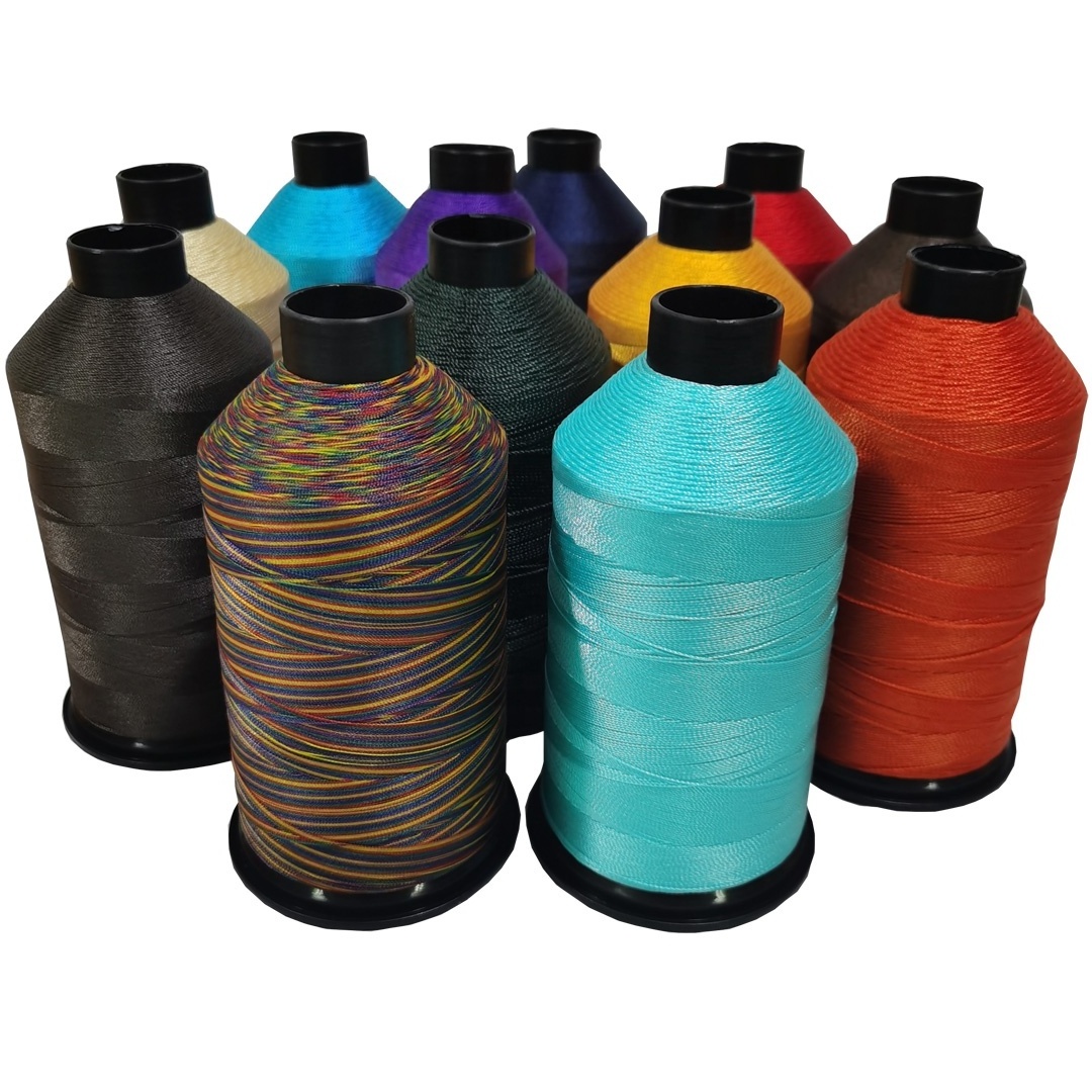 420D/3 bonded nylon thread tex135 bonded thread nylon6 nylon66 for tent sewing with different colors