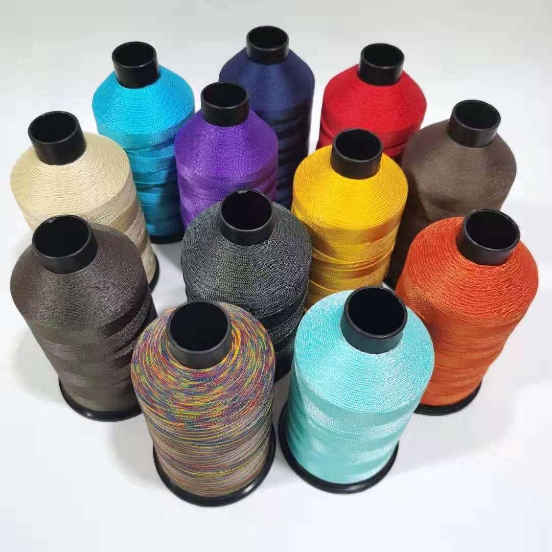 420D/3 bonded nylon thread tex135 bonded thread nylon6 nylon66 for tent sewing with different colors