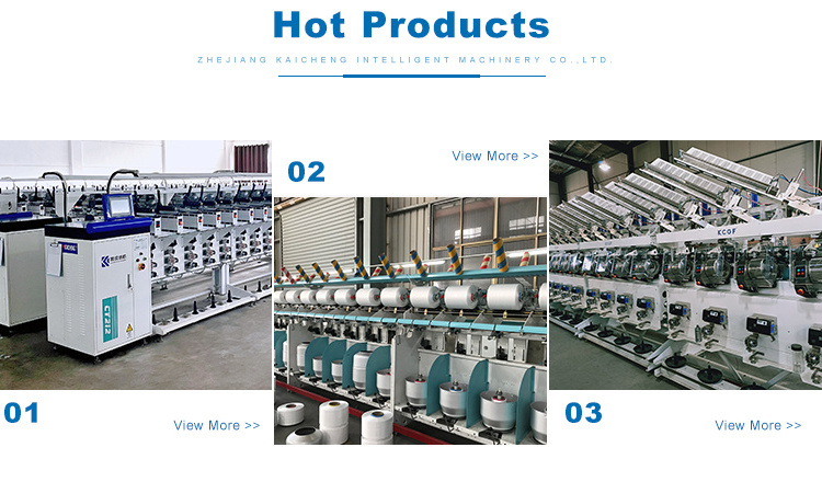 Kaicheng KC208 KC128 KC256 spun polyester yarn cotton yarn two for one  tfo twisting machine