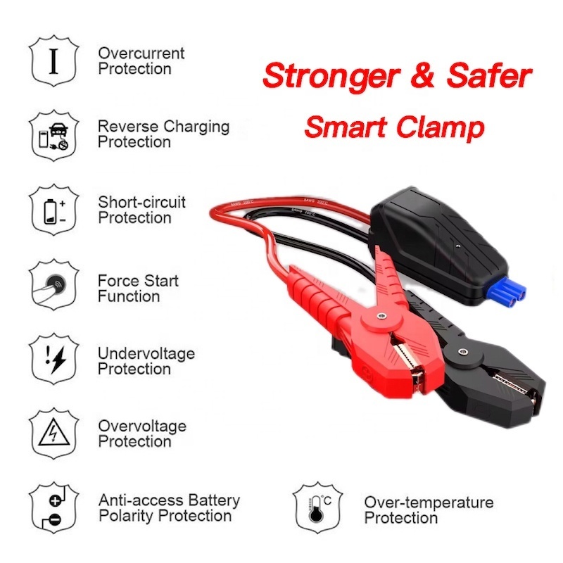 lithium battery power bank tire inflator jumpstarter 28000mah 4000 amp car jump starter with air pump