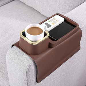 ouch Cup Holder Tray Silicone Sofa Armrest Tray Temperature Resistant & Anti-Slip Sofa Coasters Recliner Drink Holder for Remote