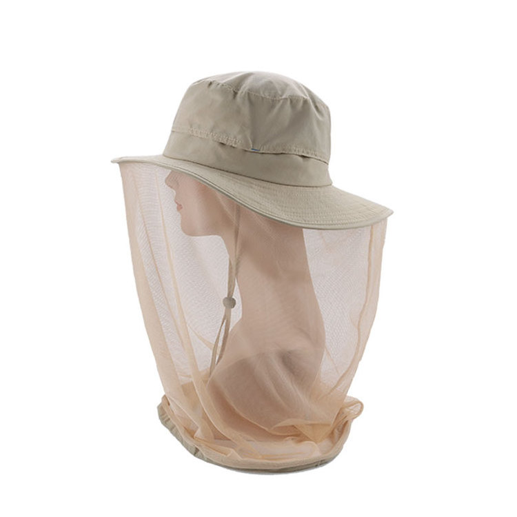 Outdoor Mosquito Hat Bug Insect Bee Resistance Net Mesh Head Face Protector Hat waterproof Cap Bucket Hats