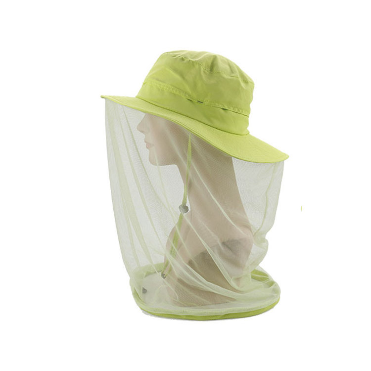 Outdoor Mosquito Hat Bug Insect Bee Resistance Net Mesh Head Face Protector Hat waterproof Cap Bucket Hats