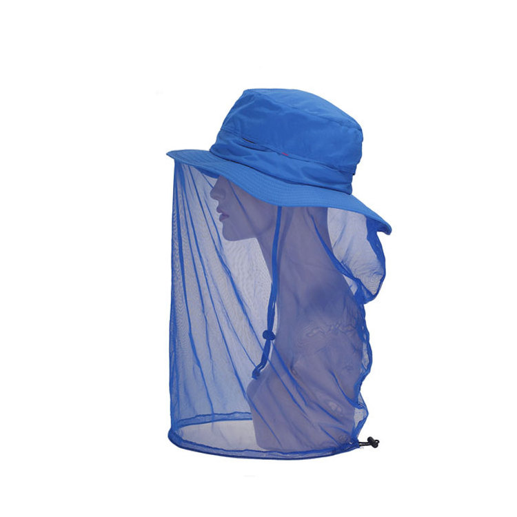 Outdoor Mosquito Hat Bug Insect Bee Resistance Net Mesh Head Face Protector Hat waterproof Cap Bucket Hats