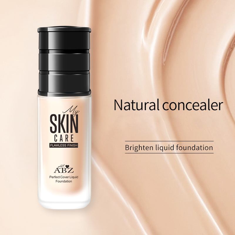 Oem Odm Vegan Black Box Oil Control Foundation Matte Full Coverage Cream Private Label Makeup Liquid Foundation