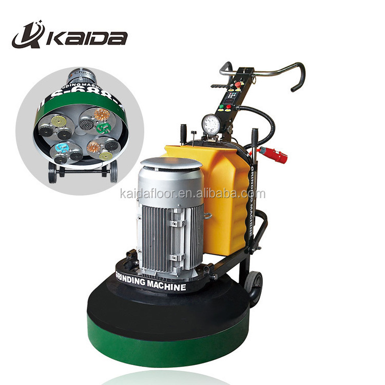 KD688 7.5KW 4 inch disc Marble burnished concrete Floor Buffer Handle terrazzo floor grinder and polisher