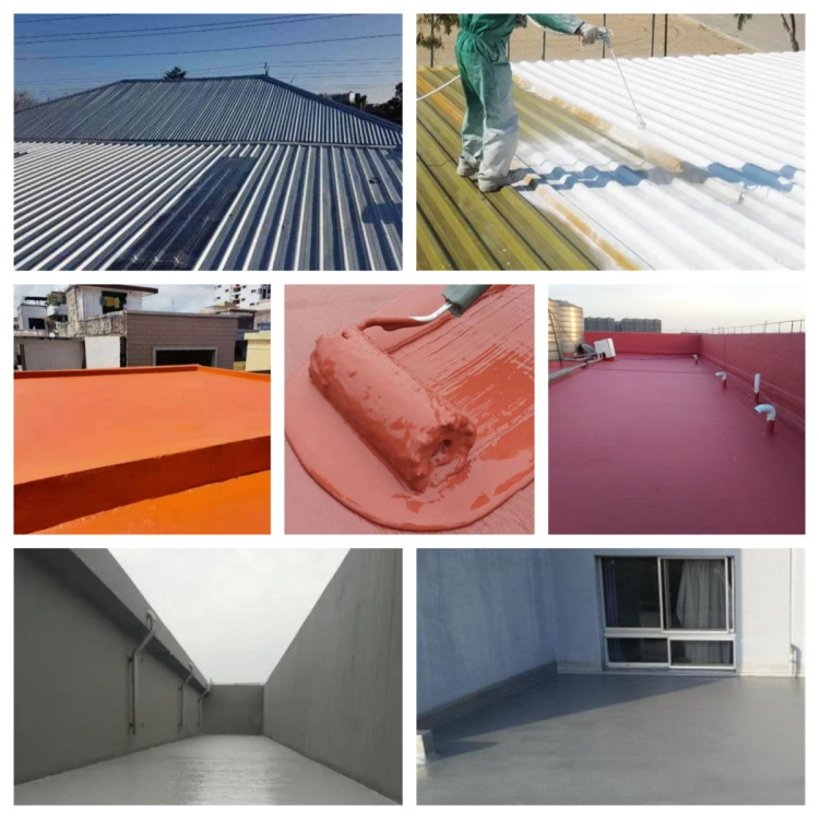 Customized Permeation Resistance Water Proof Roof Coating Acrylic Pu Roof Coating Protective Coating For Metal Roofs