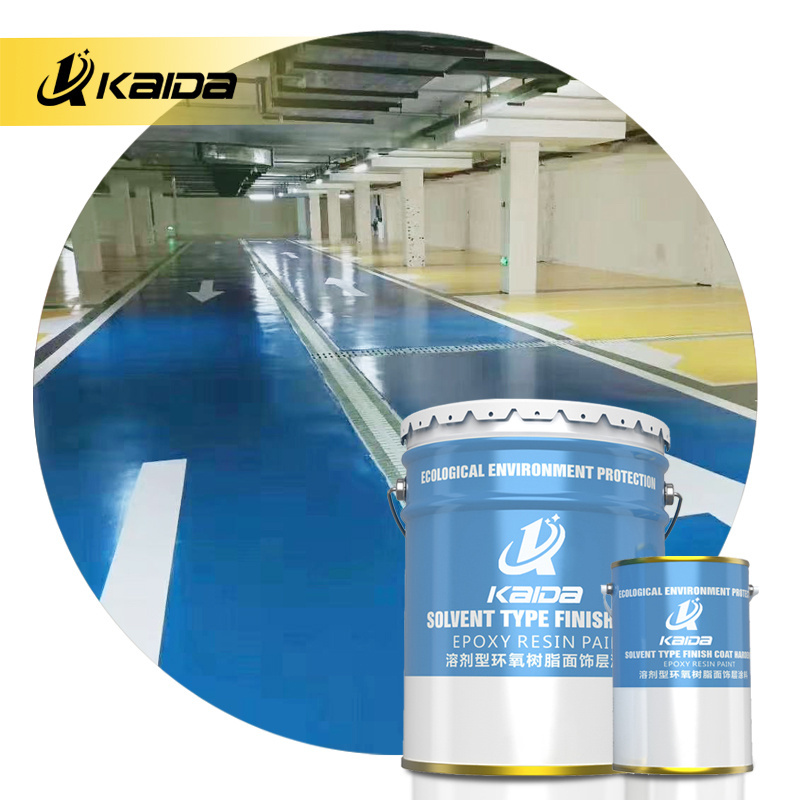 Kaida 100% Solid Clear Self-level Epoxy Garage Concrete Floor Coating Price Epoxy Resin Floor Paint