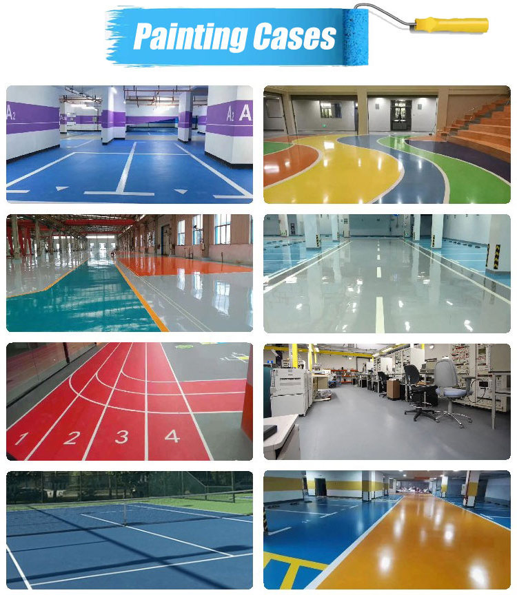 Epoxy Floor Mortar Screed Floor Epoxy Midcoat Epoxy Resin Epoxy Primer Liquid Coating Concrete Cement Floor Concrete Putty Brush