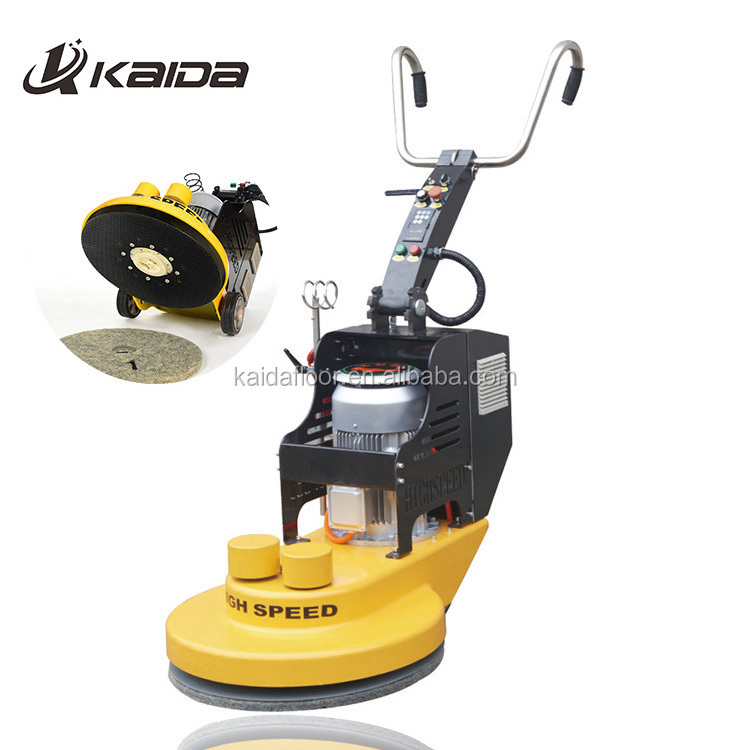 KD688 7.5KW 4 inch disc Marble burnished concrete Floor Buffer Handle terrazzo floor grinder and polisher