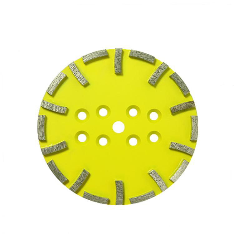 10 Inch D250mm Grinding Disc Diamond Grinding Cup Wheel with 20 Segments Diamond Grinding Plates for Concrete and Terrazzo Floor