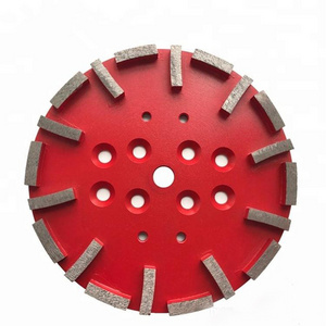 10 Inch D250mm Grinding Disc Diamond Grinding Cup Wheel with 20 Segments Diamond Grinding Plates for Concrete and Terrazzo Floor