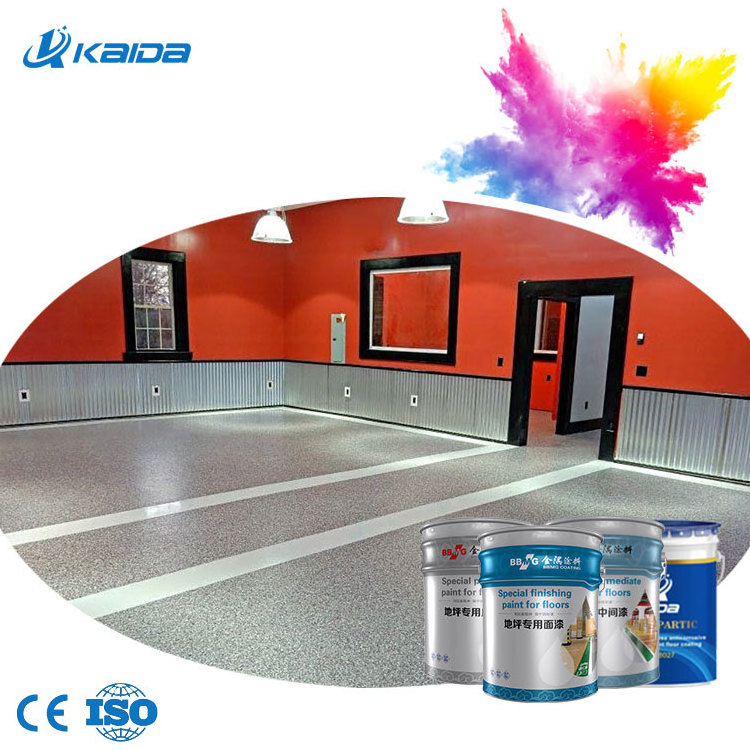 Kaida Color Customization High-End Polyurea Coating Polyurea Garage Floor Paint Polyaspartic Wholesale Slow Dry 40 Minutes