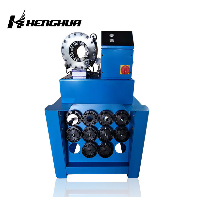 P52F 6-51mm automatic fin power hydraulic hose crimper machine tool harbo greight / mobile portable hose crimper pressing