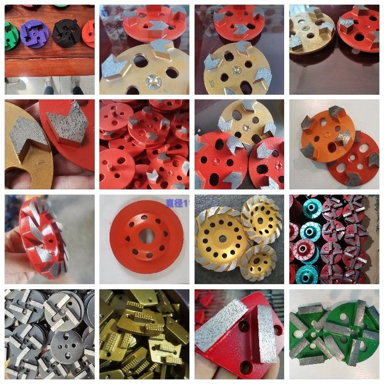 Concrete Epoxy Floor Grinding Tool Diamond Trapezoid Grinding Wheel for Concrete Floor Polishing