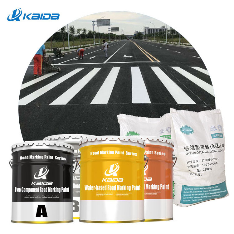 Pavement Hot Melt Reflective Powder Different Colors Road Line Marking Thermoplastic Paint Price for Raodway Safety