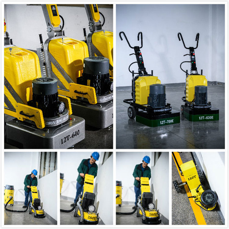 Independent Drive Floor Polisher Grinder / Concrete Polishing Grinding Machine / Terrazzo Concrete Floor Grinder