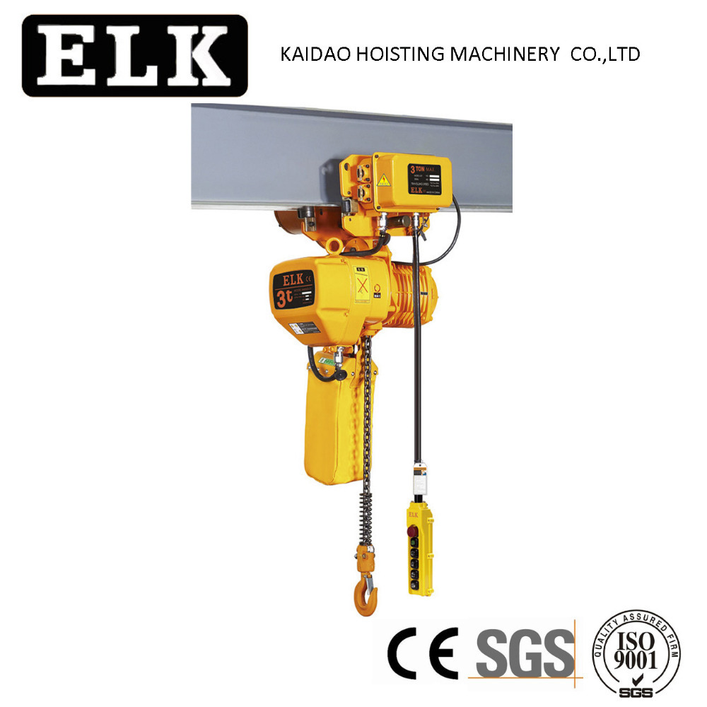 China supplier electric hoist 5t chain lifting used for mono gantry crane