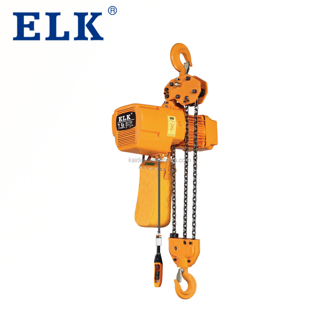 15Ton  dual speed electric chain hoist used on H beam