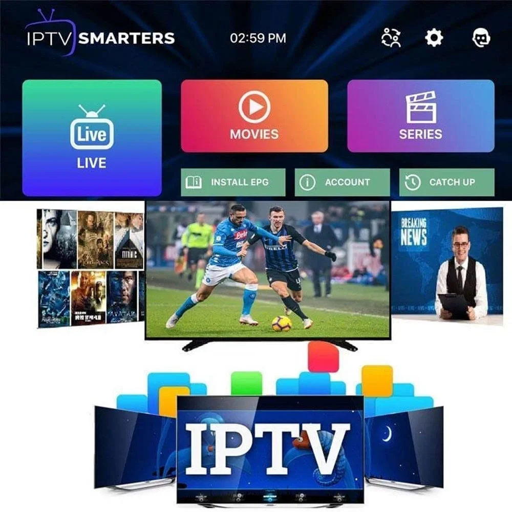 World IPTV Panel with USA Canadian Arabic German Arabic Dutch Sweden Poland Portugal Smart TV IPTV Admin Panel for Resell