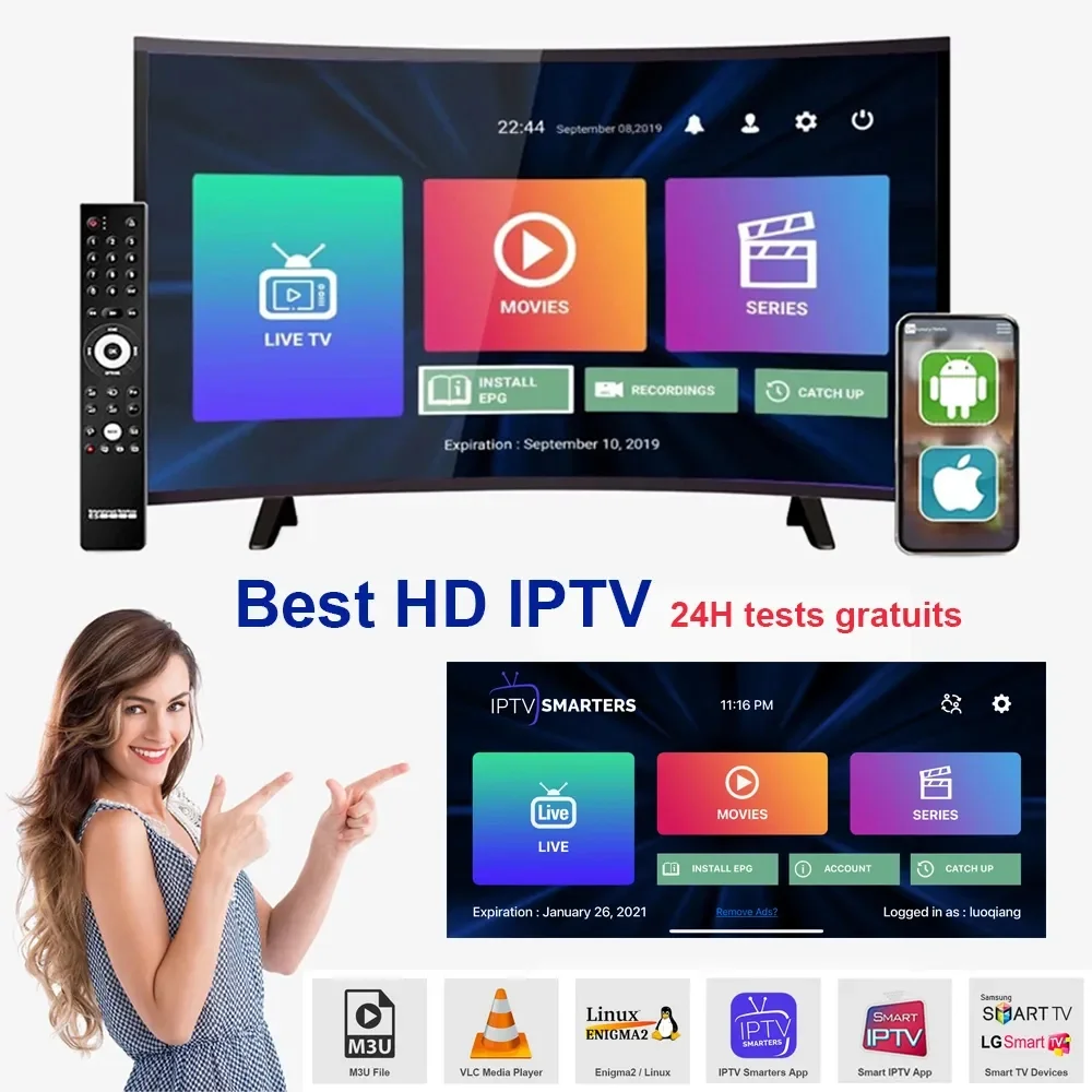 Suptv Providers Support M3u Mag Stb TV box smart TV box android iptv 4k box Fire Android Fire TV Stick