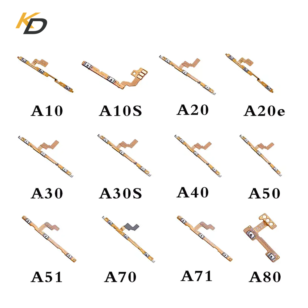 Cell Phone Volume Side Power On Off Switch Power Button Key Flex Cable Module Replacement S6 Active For Samsung Series