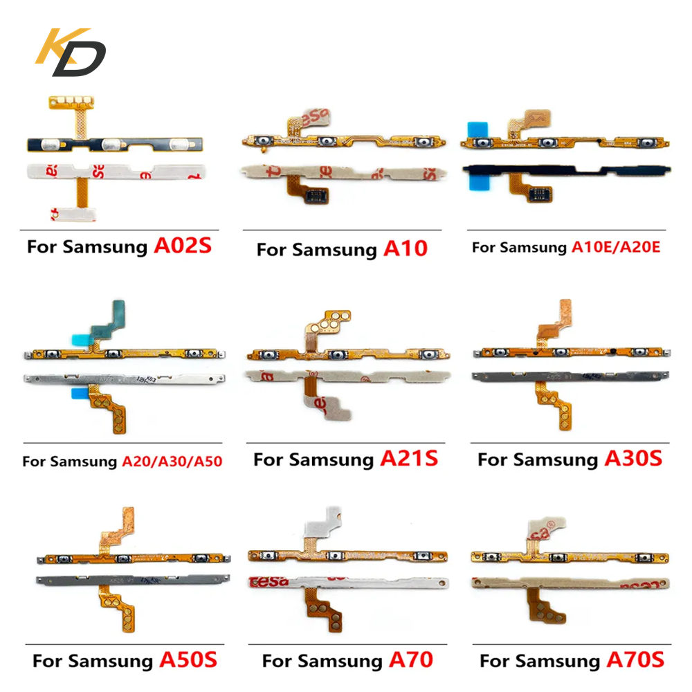 Cell Phone Volume Side Power On Off Switch Power Button Key Flex Cable Module Replacement S6 Active For Samsung Series