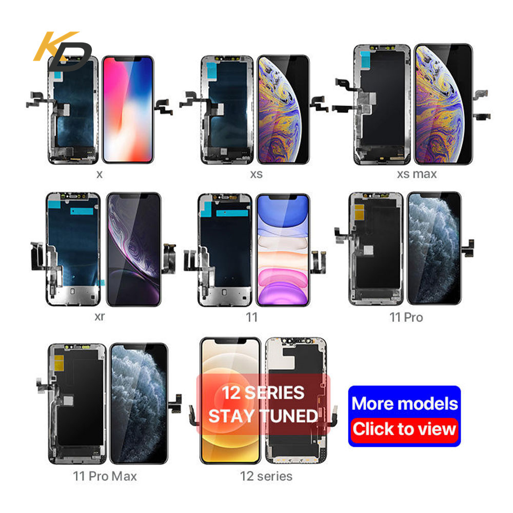 Original Lcd For Iphone X 11 12 13 14 15 Pro Max Oled Lcd Replacement For Iphone 5 5S Se 6 6S 7 8 Plus Display Lcd Screen