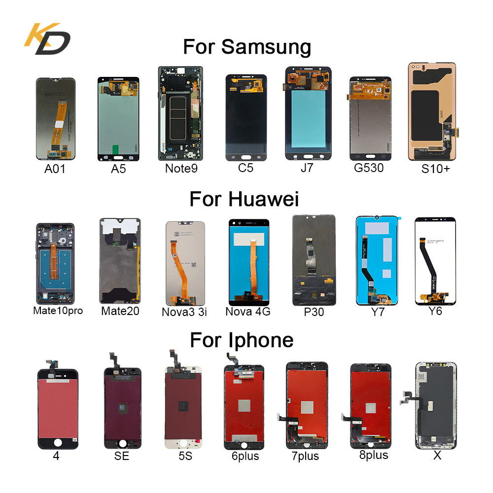 Mobile Phone Lcd For Iphone Samsung Huawei Infinix Tecno Xiaomi Moto LG Lcd Screen Display Phone Touch LCD Screen