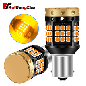 25w T20 Amber Led Bulb 7440 3030 45smd canbus no errors Turn Lights Stop Backup Bulbs 7443 1156 bau15s Led With Super Bright