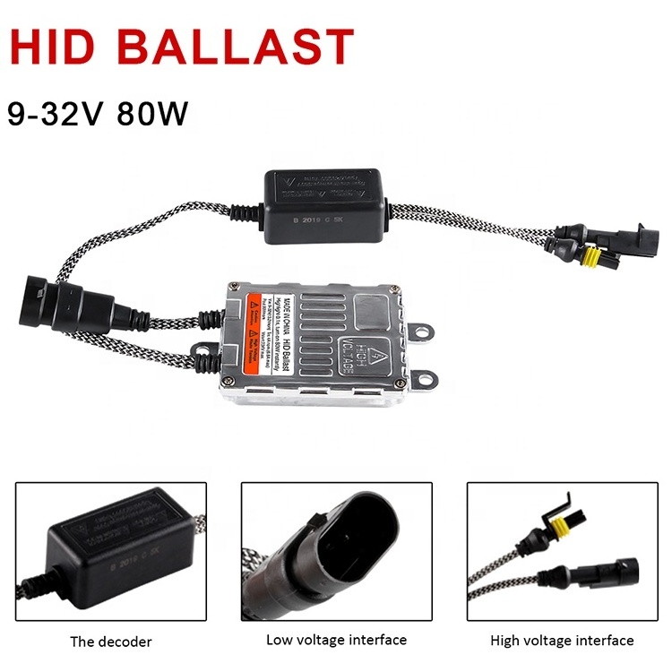 80W 8000K Headlight Fast Start Ballast Crystal HID H8 Xenon Kit Hid Car Lights