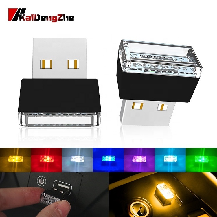 Universal Car Mini USB LED Decorative Accessories Car Roof Top Ceiling Atmosphere Lamp Inner Ambient Star Car Light Led