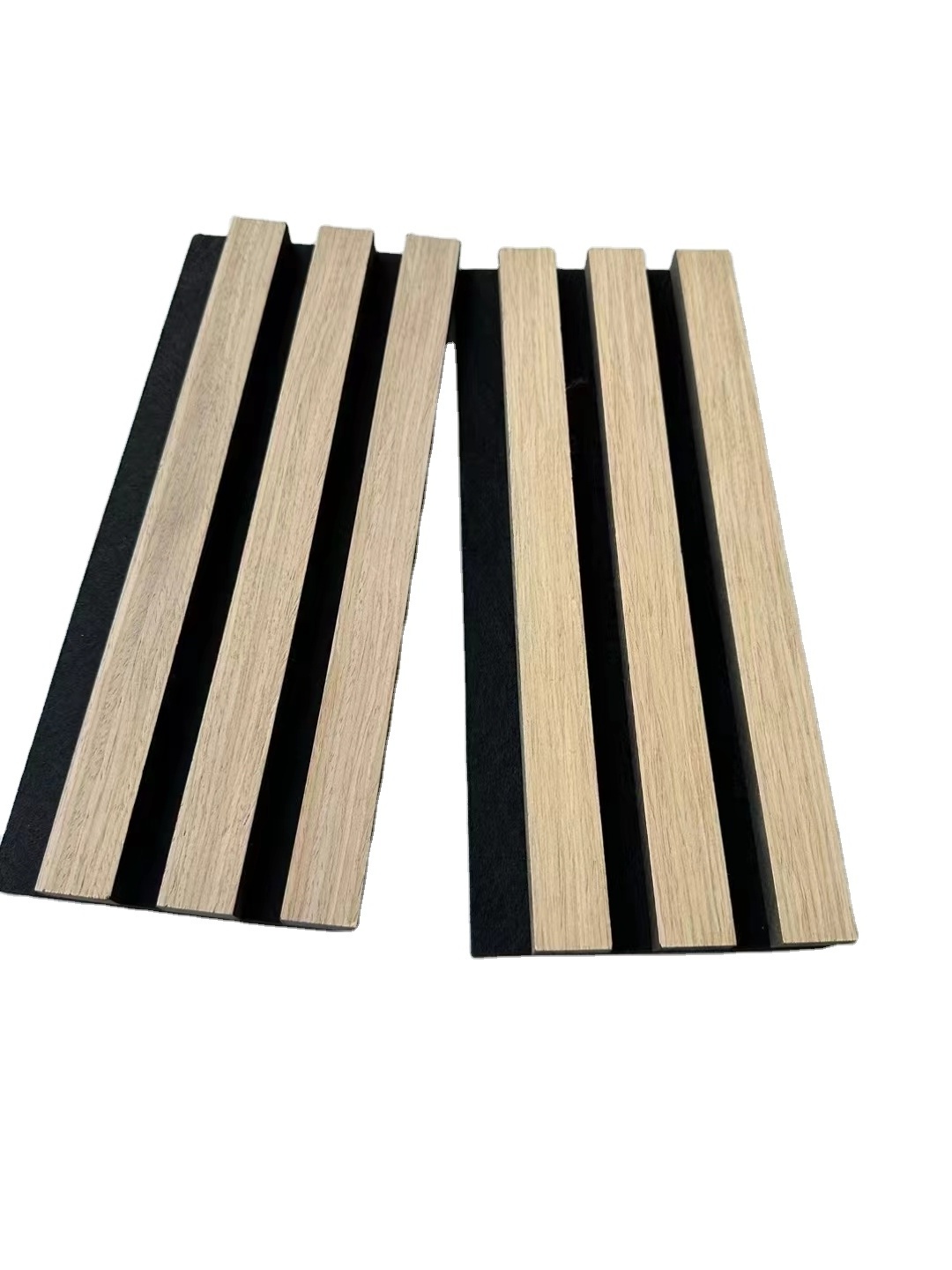 Sound Absorbing MDF Walnut Wood Slatted Acoustic Panels For Interior Decoration Wall And Ceiling