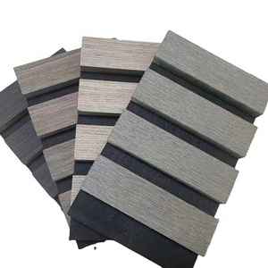 Walnut Wood Slatted Acoustic Panels Sound Absorbing MDF for Interior Decoration Wall and Ceiling