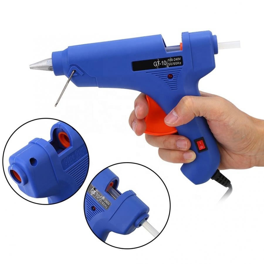 Hot Glue Gun 100W Constant Temperature Heater Hot Melt Glue Gun Craft Repair Tool with Switch Pistola De Silicona