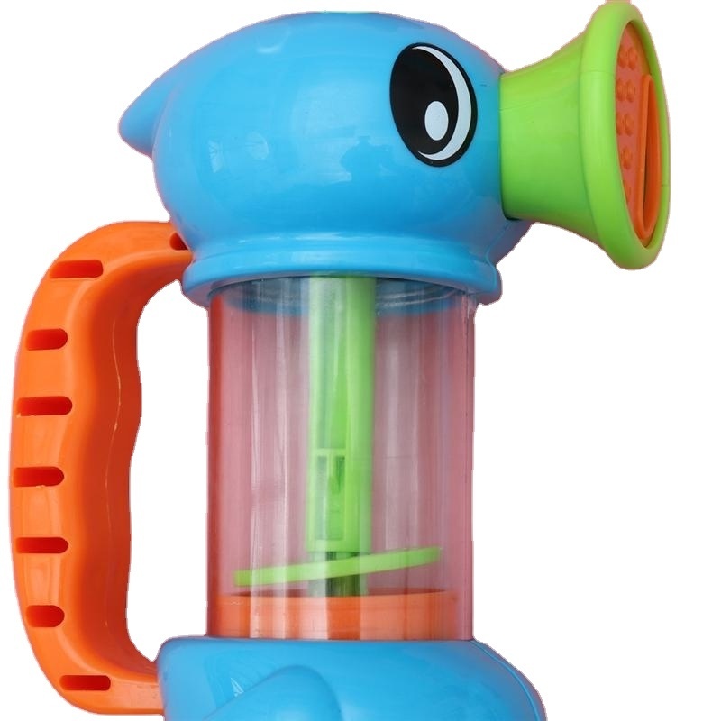 Baby Water Spray Toy Creative Cartoon Hippocampus Manual Non-Toxic Water Pump Interactive Shower Faucet Bath Toy