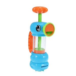 Baby Water Spray Toy Creative Cartoon Hippocampus Manual Non-Toxic Water Pump Interactive Shower Faucet Bath Toy