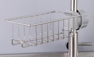 Stainless Steel Hot Sink Hanging Storage Rack Holder Faucet Clip Bathroom Kitchen Dishcloth Clip Shelf Drain Dry Towel Organizer