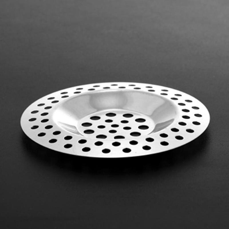 Stainless Steel Basin Sink Strainer Kitchen Sink Filter Bathroom Hair Trap Metal Sink Kitchen Bathroom Strainer