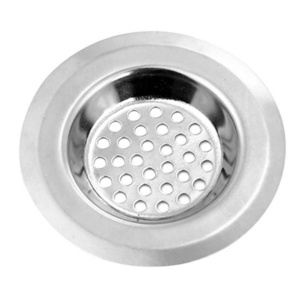 Stainless Steel Basin Sink Strainer Kitchen Sink Filter Bathroom Hair Trap Metal Sink Kitchen Bathroom Strainer