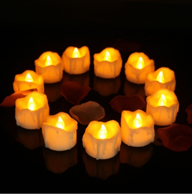 Flickering Tea light include battery Remote Control LED Candle bougie  Electric chandelle party birthday candles